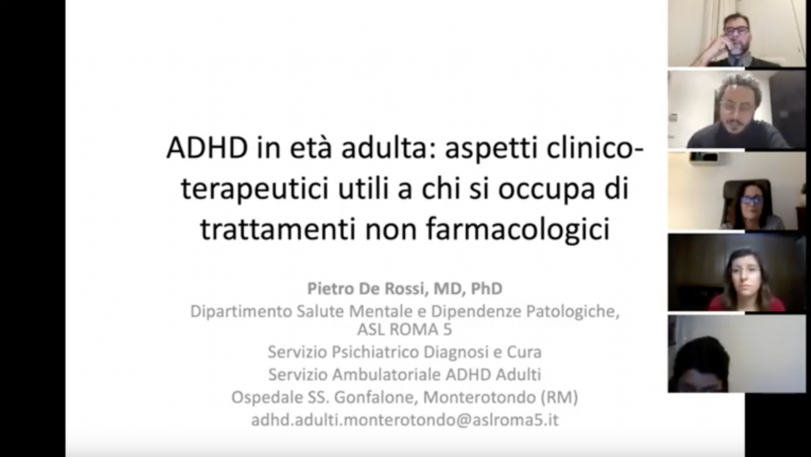 ADHD IN ETÀ ADULTA. ASPETTI CLINICI UTILI NEI TRATTAMENTI NON FARMACOLOGICI
